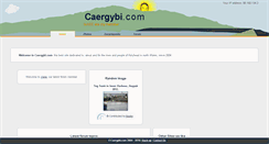 Desktop Screenshot of caergybi.com